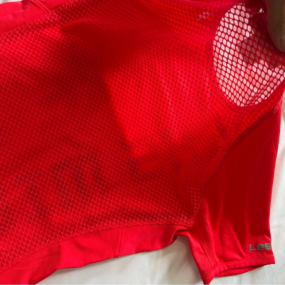Reebok Women's Coral Pink Short Sleeve Tee - Picture 4 of 5